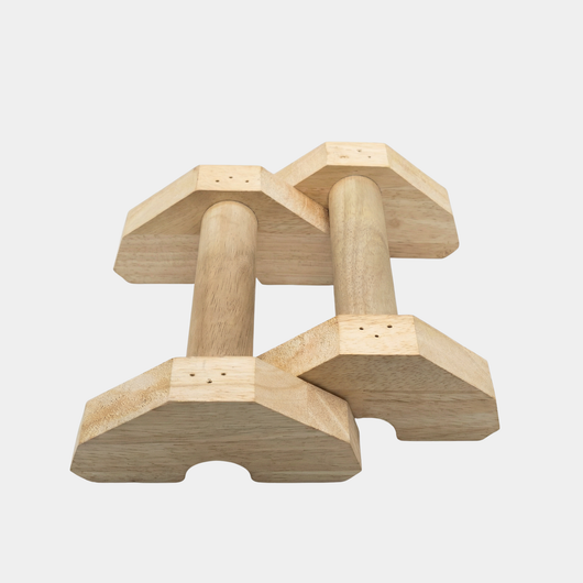Mini Wooden Parallette — Travel Edition